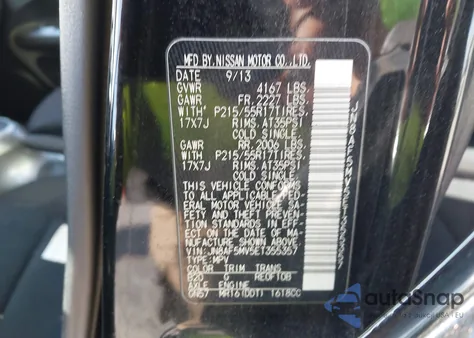 2014 Nissan Juke Sv z USA, uszkodzony, nr VIN JN8AF5MV5ET355357